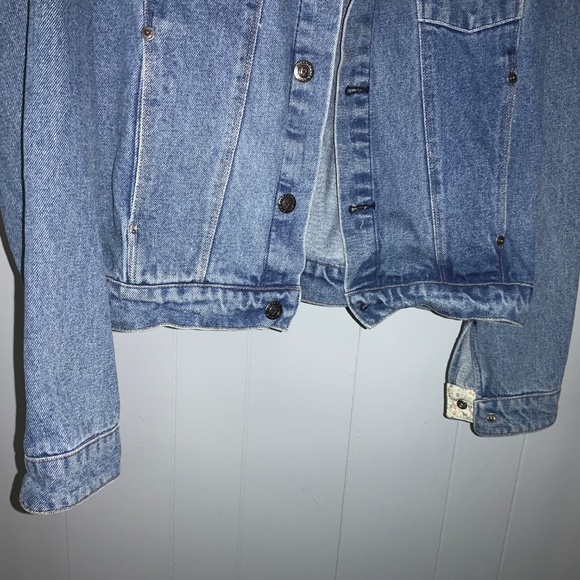 Duck Head Jeans Co blue denim classic Y2K trucker jacket Sz L (1XJP) - Picture 2 of 9